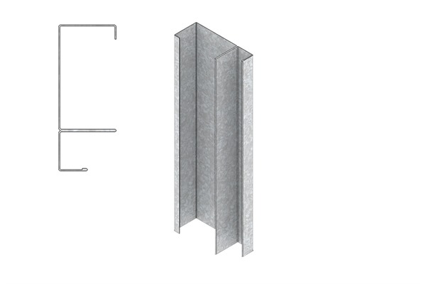 أنظمة تأطير أعمدة الجدران - قائم معدني حرف E  